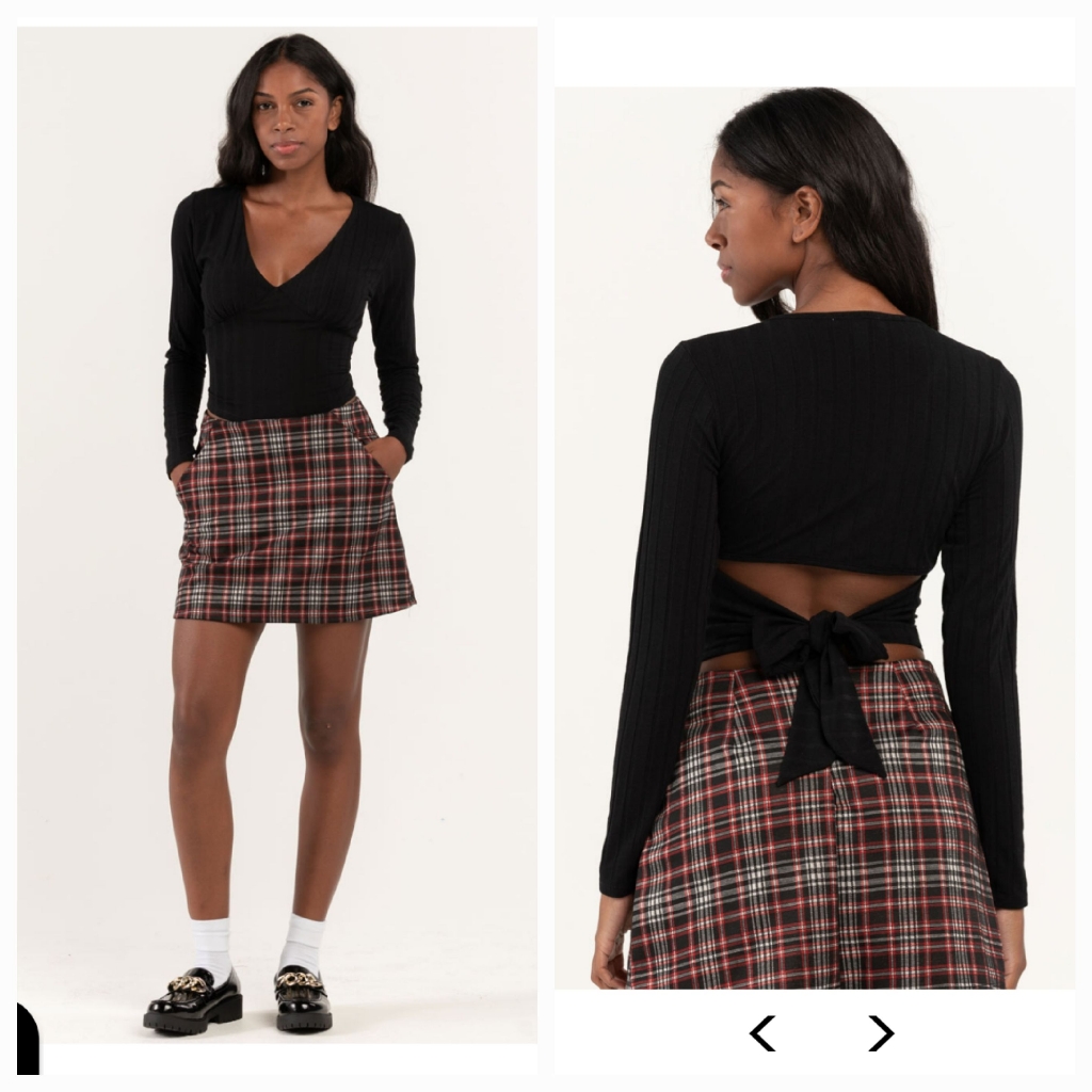 Like New Rsq Tpipppe Backless Top